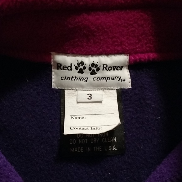 Red Rover Purple Fleece Vest, size 3 (3T-4T) - Picture 2 of 8